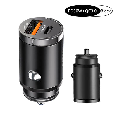 100W Mini Car Charger Lighter Fast Charging