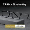 Blue Light Blocking Reading Glasses Men Women Ultralight TR90