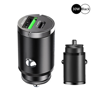 100W Mini Car Charger Lighter Fast Charging